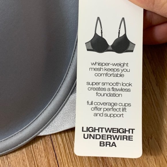 DKNY Grey Lightweight Underwire Bra - Picture 6 of 7